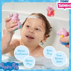 Tomy Toomies Peppa Pig Squirters Bath Toy (Styles Vary)