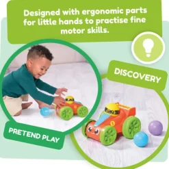 Tomy Toomies Pop & Go Racer Car Activity Toy