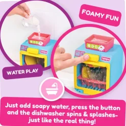 Tomy Toomies Spin & Splash Dishwasher Bath Toy