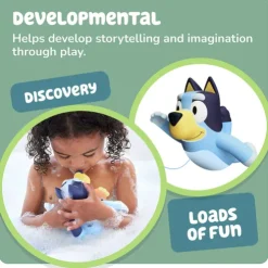 Tomy Toomies Swimming Bluey Bath Toy