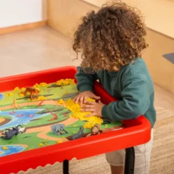 Toyrific Play Tray Activity Table Farm and Safari