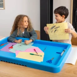 Toyrific Sensory Play Tray Activity Table Blue