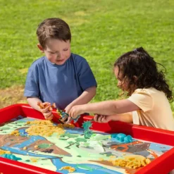 Toyrific Sensory Play Tray Activity Table Red