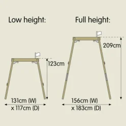 TP Bluey Acorn Growable Swing