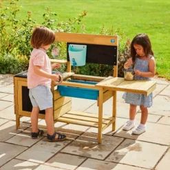TP Deluxe Wooden Mud Kitchen