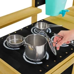 TP Deluxe Wooden Mud Kitchen