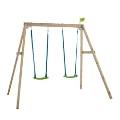 TP Forest Wooden Double Swing Set