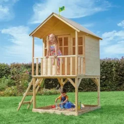 TP Hill Top Wooden Tower Playhouse