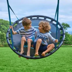 TP Knightswood Double Wooden Giant Nest Swing Set