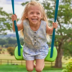 TP Knightswood Triple Wooden Swing Set