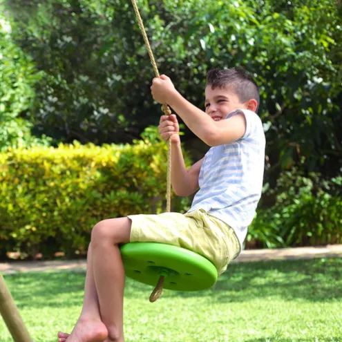 TP Knightswood Triple Wooden Swing Set