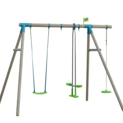 TP Knightswood Triple Wooden Swing Set