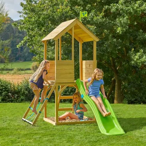 TP Wooden Treehouse with Net