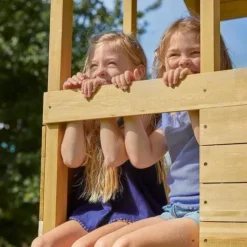 TP Wooden Treehouse with Slide