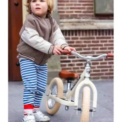 Trybike 12 Inch 2-in-1 Trike Balance Bike Cream