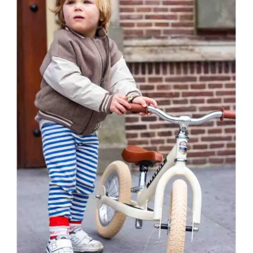 Trybike 12 Inch 2-in-1 Trike Balance Bike Cream
