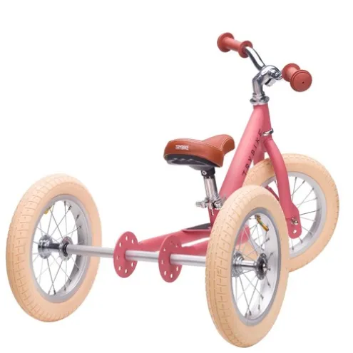 Trybike 12 Inch 2-in-1 Trike Balance Bike Pink