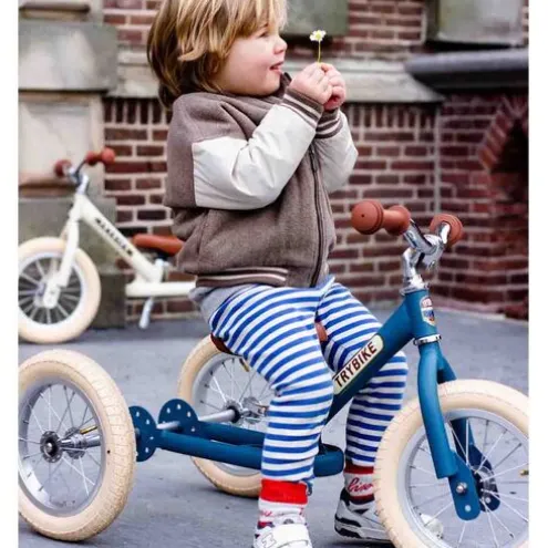 Trybike 12 Inch 2-in-1 Trike Balance Bike Blue