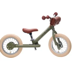 Trybike 12 Inch 2-in-1 Trike Balance Bike Green