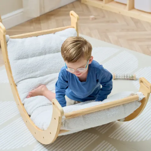 Tutti Bambini Boucle Natural Rocking Frame Cushion Scala Pikler