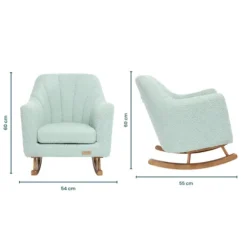 Tutti Bambini Boucle Ocean Stone Rocking Chair Jonah Mini Me