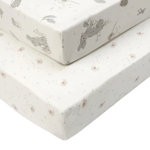 Tutti Bambini Cocoon Cot Bed Fitted Sheets 2 Pack