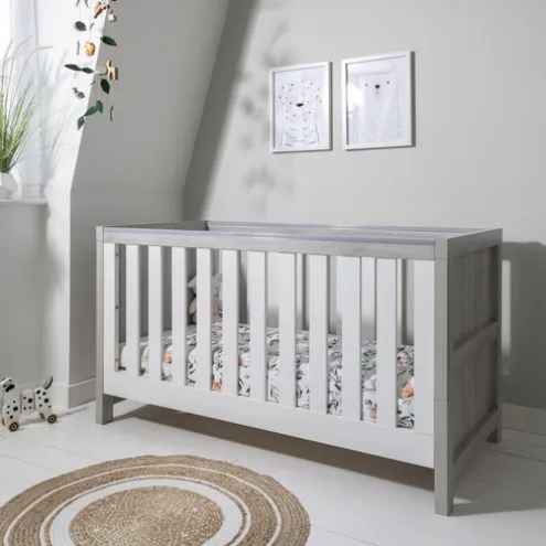 Tutti Bambini Grey 3-in-1 Cot Bed Modena