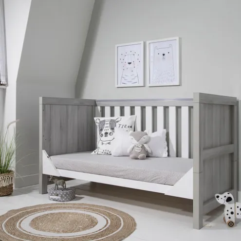 Tutti Bambini Grey 3-in-1 Cot Bed Modena