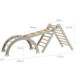 Tutti Bambini 3 in 1 Mushroom Climbing Frame Scala Pikler