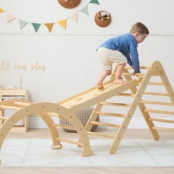 Tutti Bambini 3 in 1 Natural Climbing Frame Scala Pikler