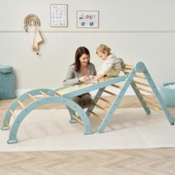 Tutti Bambini 3 in 1 Ocean Stone Climbing Frame Scala Pikler