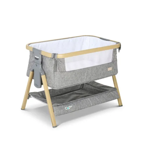 Tutti Bambini Oak Charcoal Toy Crib CoZee Mini Me