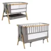 Tutti Bambini Oak XL Bedside Crib and Cot CoZee