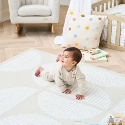 Tutti Bambini Orbital Oatmeal Expandable Playmat Infinity