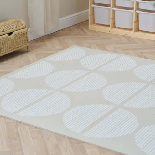 Tutti Bambini Orbital Oatmeal Expandable Playmat Infinity