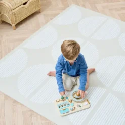 Tutti Bambini Orbital Oatmeal Expandable Playmat Infinity