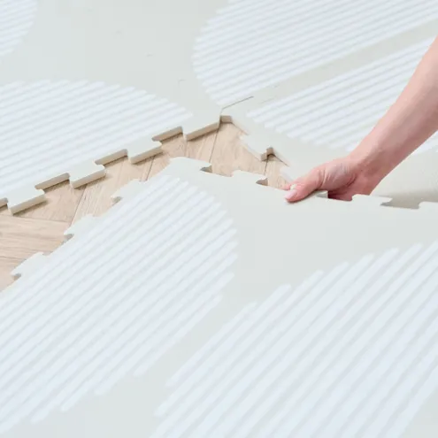 Tutti Bambini Orbital Oatmeal Expandable Playmat Infinity