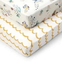 Tutti Bambini Our Planet Cot Bed Fitted Sheets 2 Pack