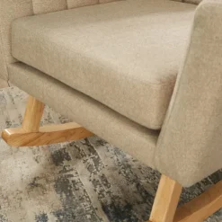 Tutti Bambini Stone Rocking Chair with Foot Stool Jonah