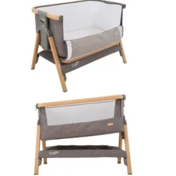 Tutti Bambini Walnut Bedside Crib CoZee