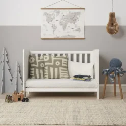 Tutti Bambini White Mini Cot Bed Alba