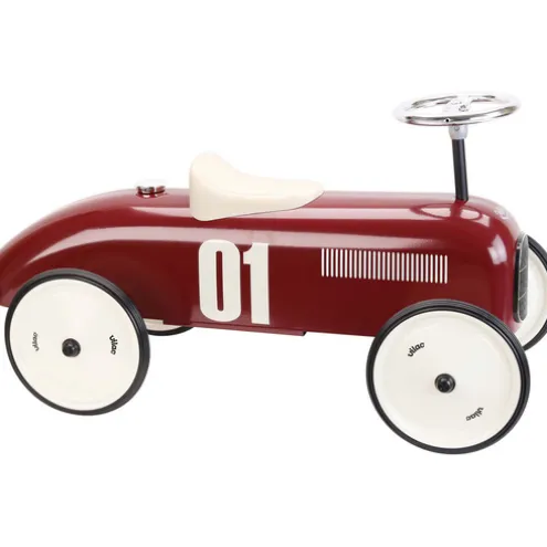 Vilac Burgundy Metal Car Ride On