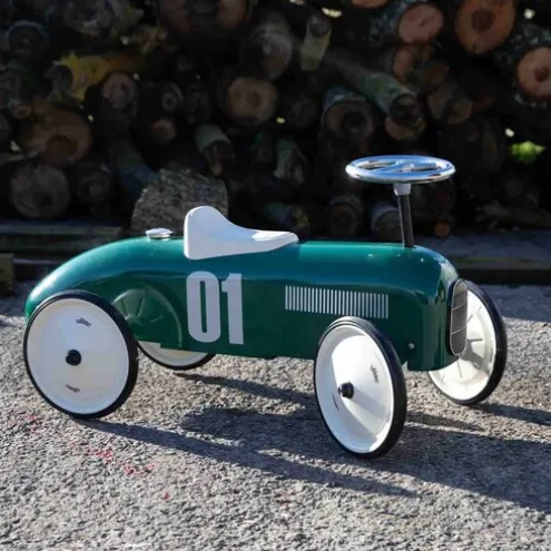 Vilac Green Metal Car Ride On