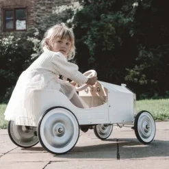 Vilac Large Pedal Car White Ride On