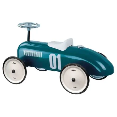 Vilac Petrol Blue Metal Car Ride On