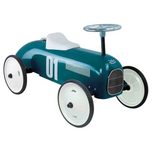 Vilac Petrol Blue Metal Car Ride On
