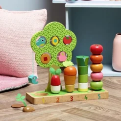 Vilac Wooden Counting Vegetables