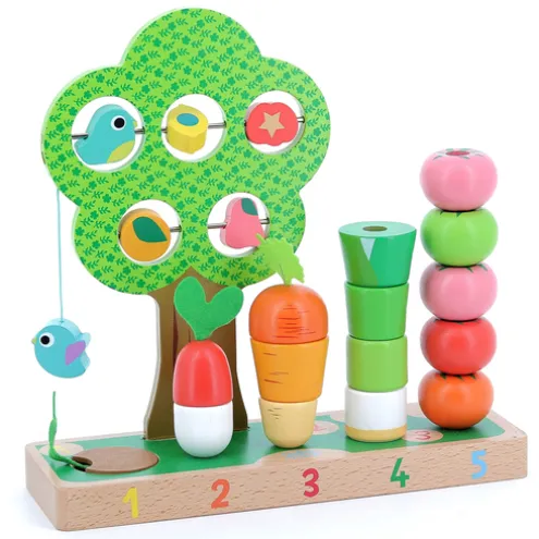 Vilac Wooden Counting Vegetables