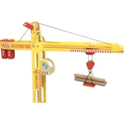 Vilac Wooden Crane Playset
