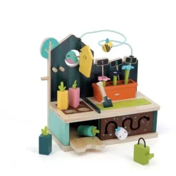 Vilac Wooden Early Learning Garden Activity Toy